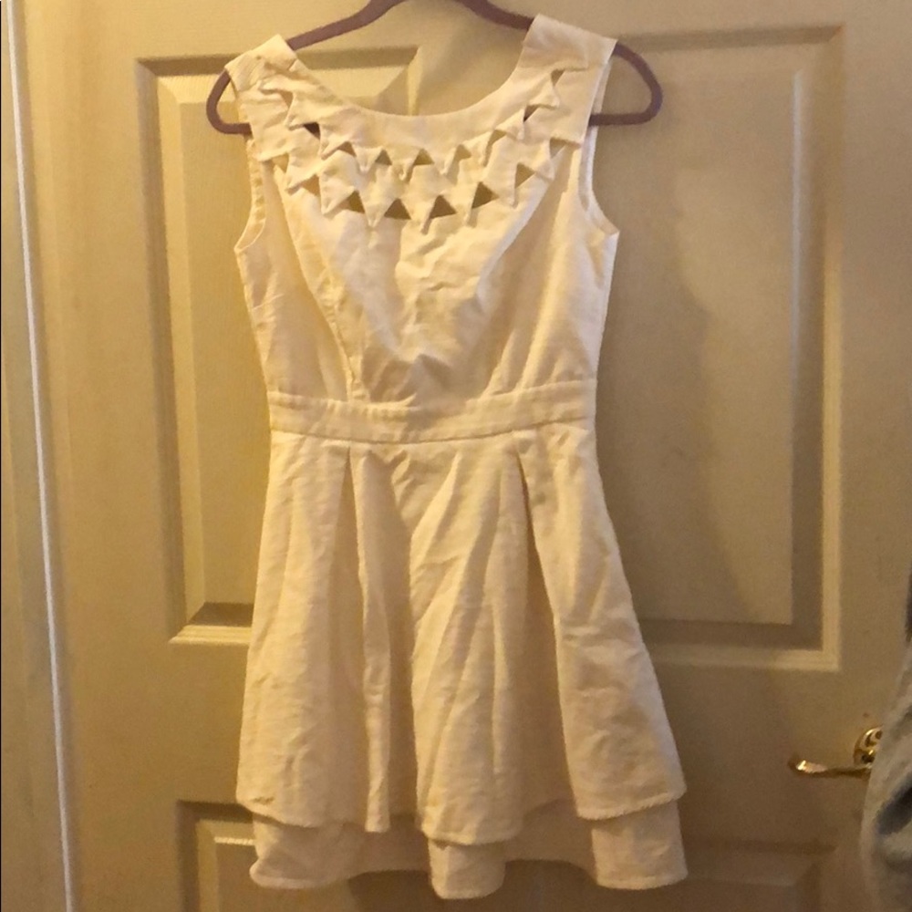 Beautiful white low back dress